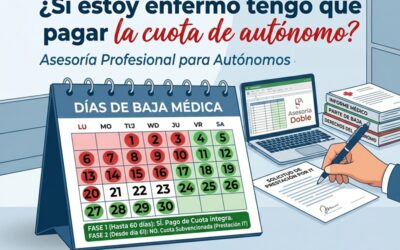Si estoy enfermo, ¿tengo que pagar la cuota de autónomo?